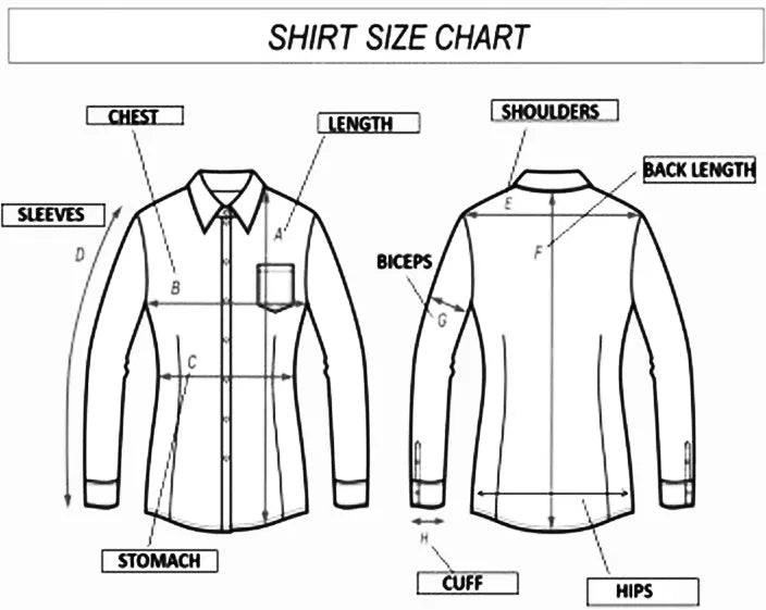 Shirt Size Guidelines