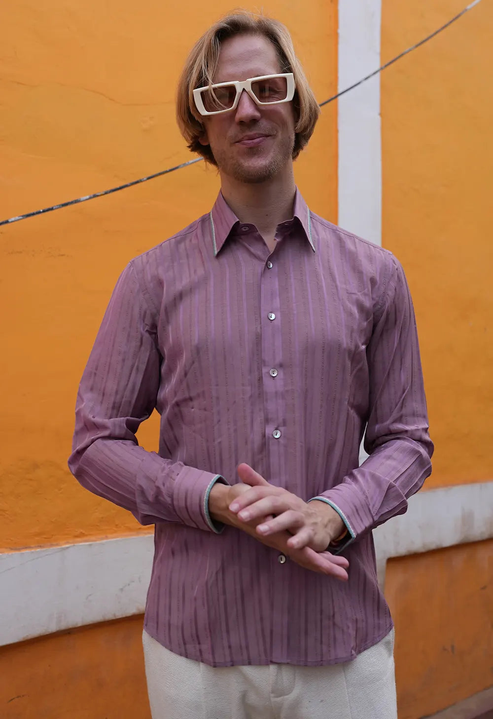 Corn Fibre Stripes Shirt
