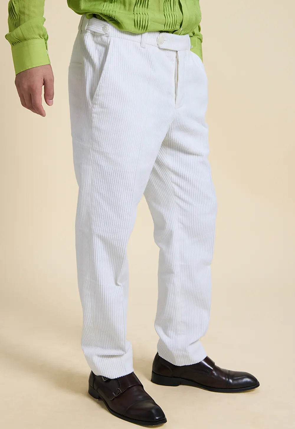 White Corduroy Pants