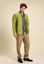 Dusty green linen