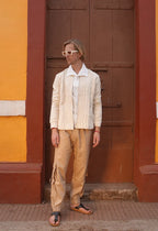 Bamboo Linen Bomber