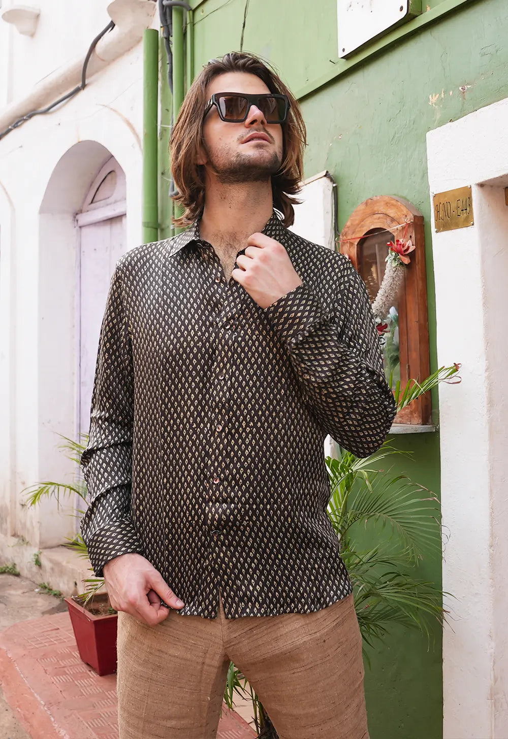 Vintage Silk Ajrakh