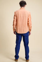 Pleated Bamboo Peach