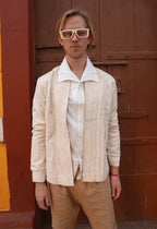 Bamboo Linen Bomber