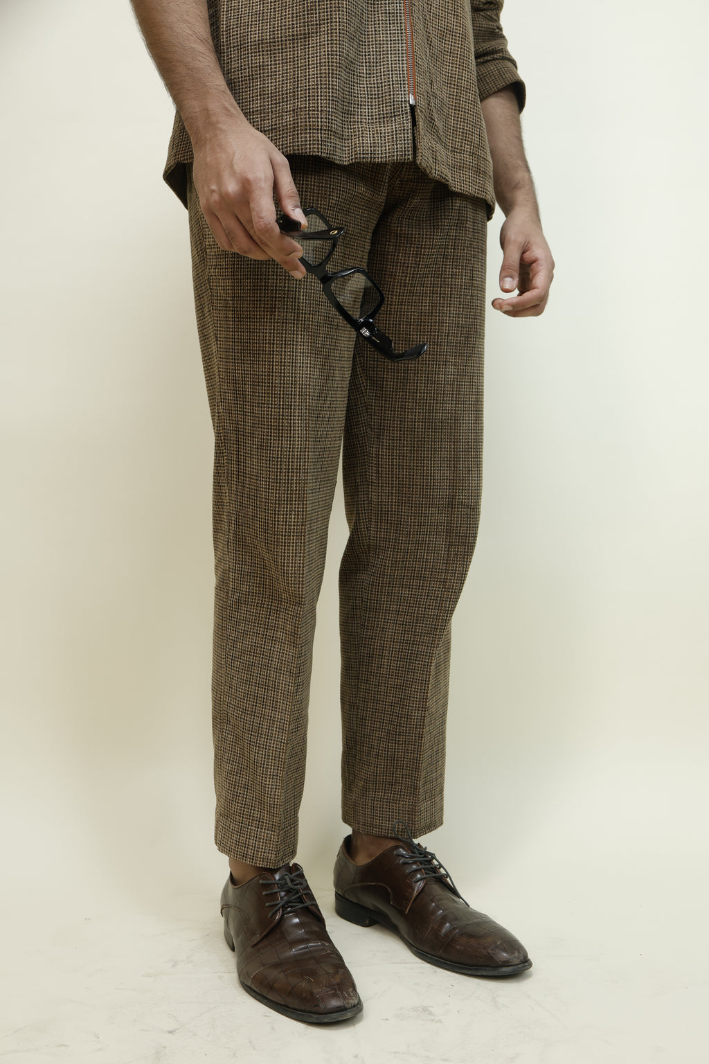 Vintage checks trousers