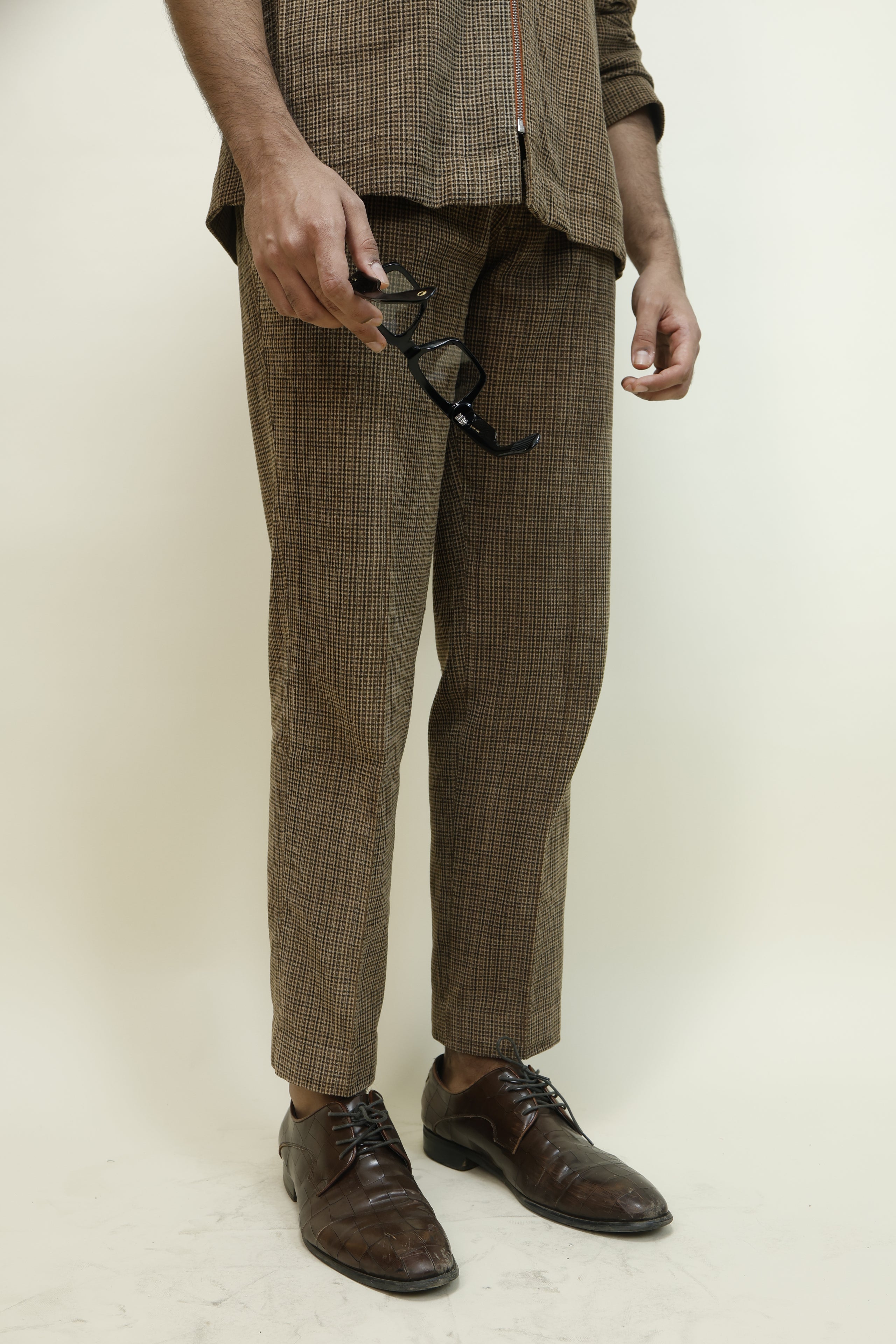Vintage checks trousers