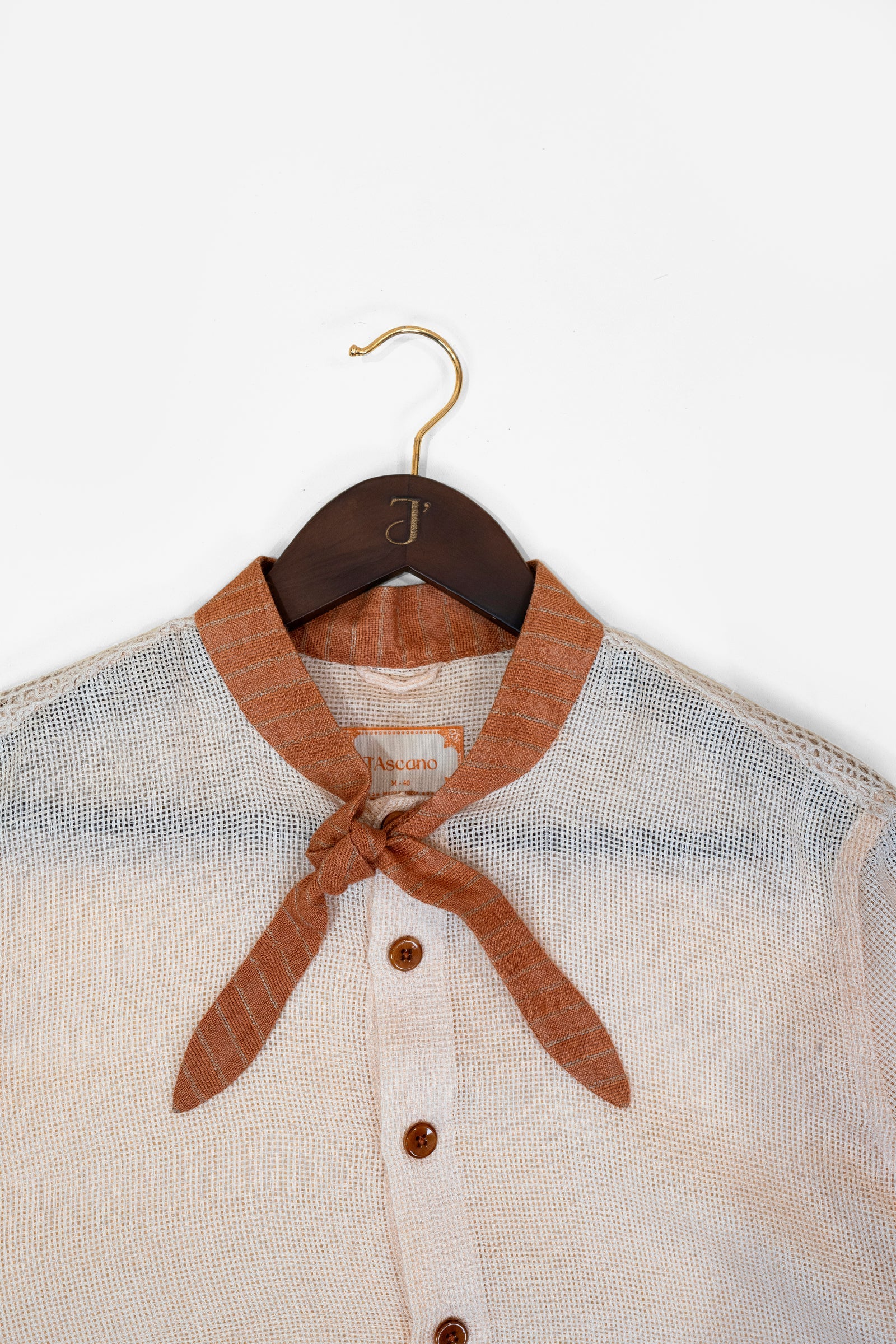 Cream Crest Linen