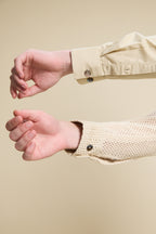 Structured Net Shirt
