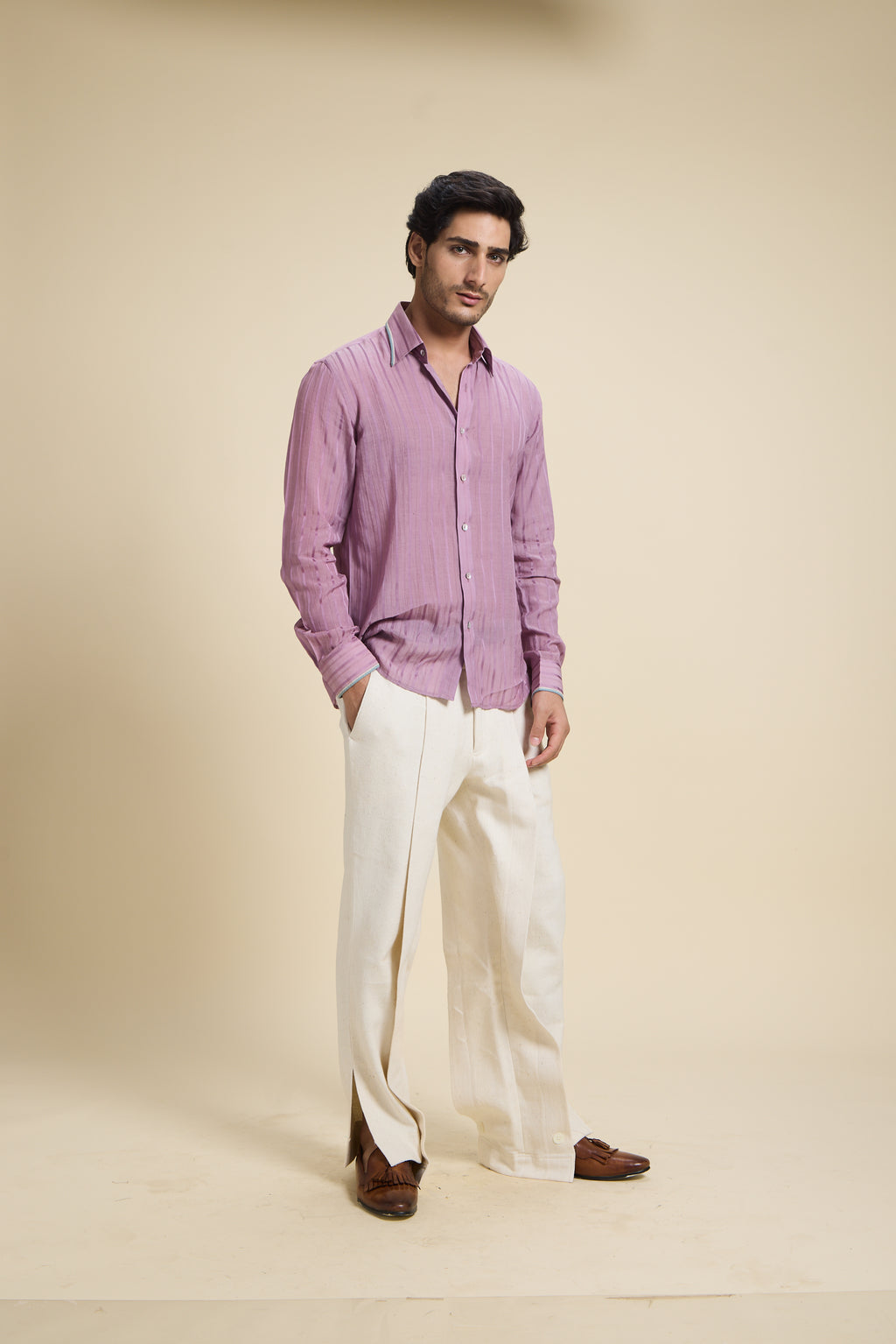 Purple Corn fibre shirt