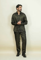Pleated Shimmer Shirts