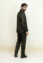 Pleated Shimmer Shirts