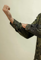 Pleated Shimmer Shirts