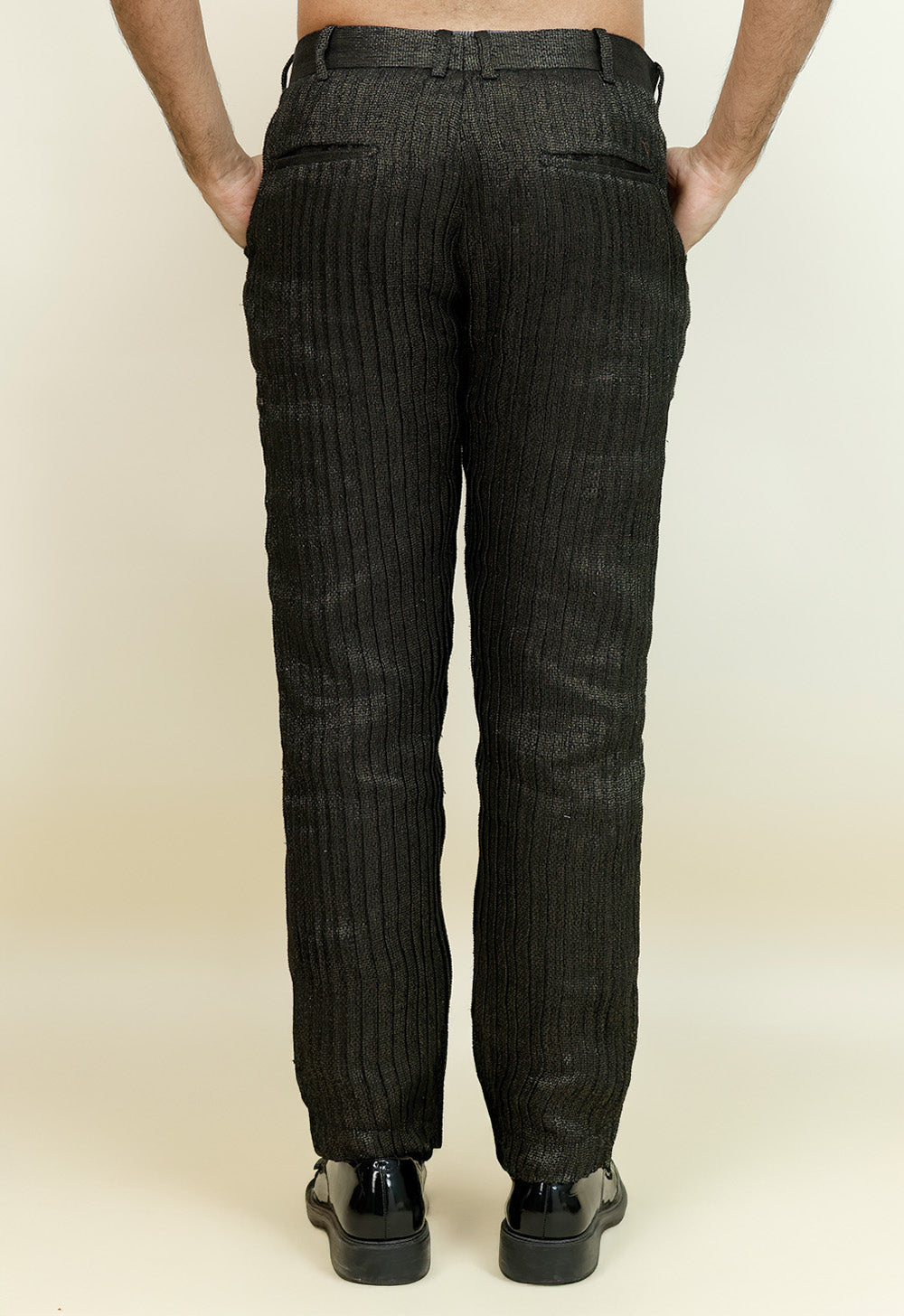 Pleated Shimmer Pants