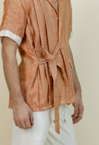 Linen tying Jacket