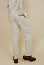 Pleated Shimmer Trousers