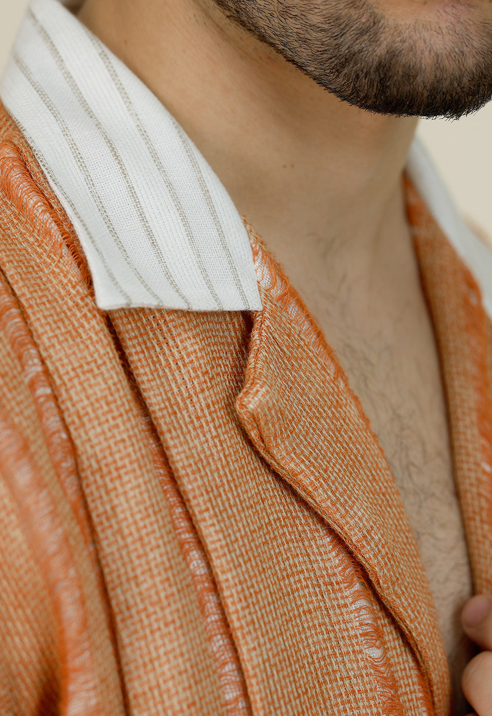 Linen tying Jacket