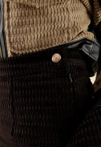 Textured black Skirt