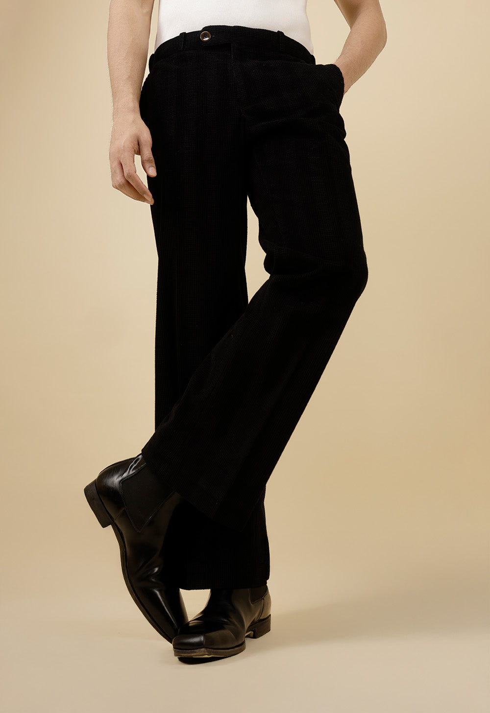 Textured pants