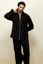 Dark textured jacket