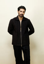 Dark textured jacket