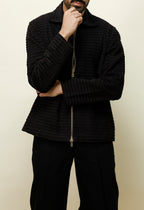 Dark textured jacket