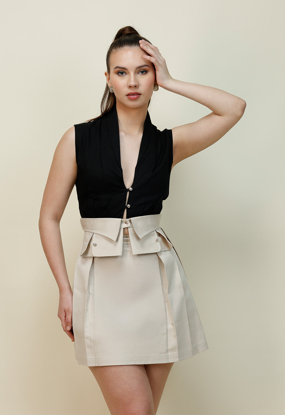 Structured Shirt Top