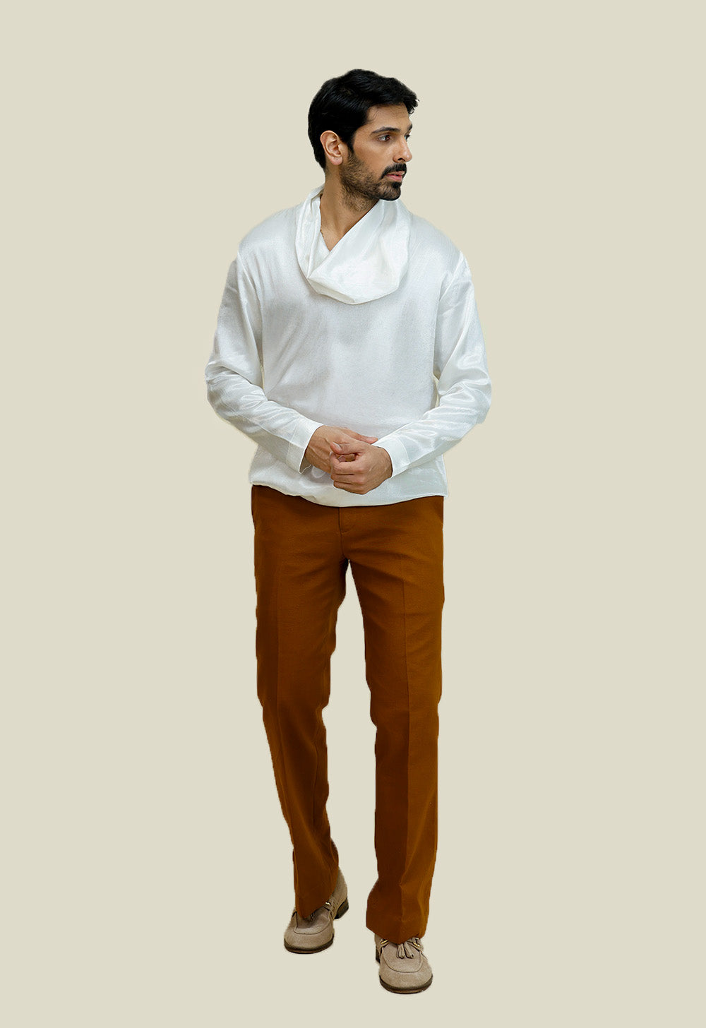 Cowl - Neck Shirt