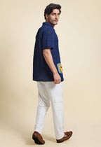 Pelican Blue Crochet Shirt