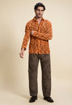Colors of the Sun Hand Crochet Shirt