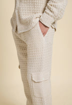 Cotton Mini Blocks Weave Pant