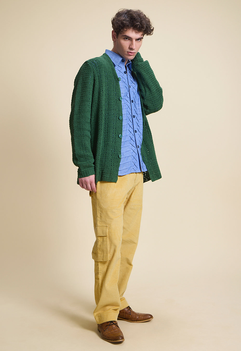 Mustard Yellow Cargo Pants